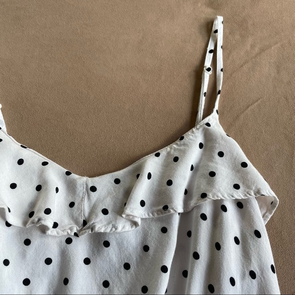 H&M Polka Dot Dress - White and Black, Size 4 - Picture 2 of 4